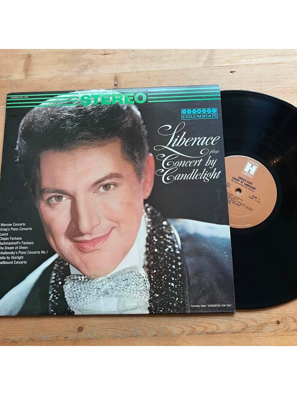 Liberace - Liberace Plays Concert by Candlelight 33rpm VG+ VR15